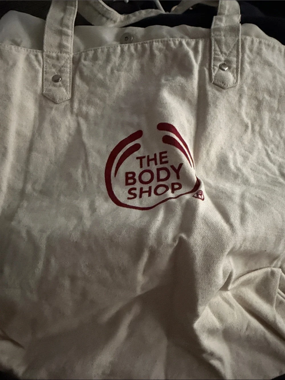 The Body Shop American Flag Canvas Tote Bag - Red, White, Blue